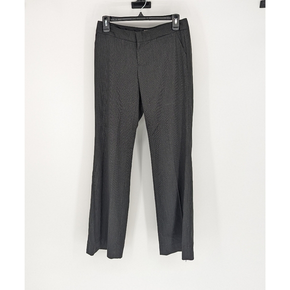 Banana Republic Pinstripe Wide Leg Pant Gray 00P Business casual Work office - Picture 1 of 10